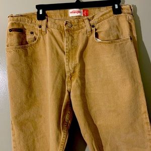 Men’s Wrangler Khaki Denim Jeans